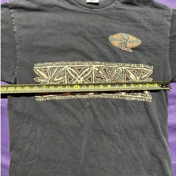 Vintage Hawaiian Legends T Shirt Black Graphic Print Made in USA‎ Mens Size XL - Picture 5 of 7